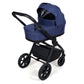 My Babiie MB450 LUXE 3-in-1 Travel System with Rotating Car Seat + Toddler Seat + Base - Indigo