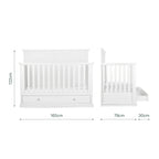 Beaumont Grand Cot Bed - White