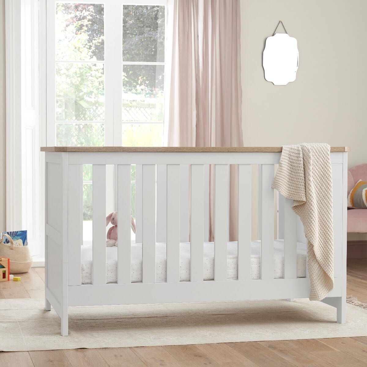 Tuti Bambini Verona 3 Piece Room Set - White/Oak