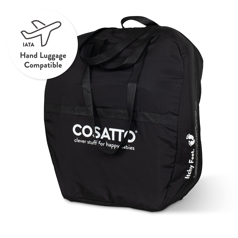 Cosatto On The Go i-Size Travel Car Seat Itchy Feet Rosy