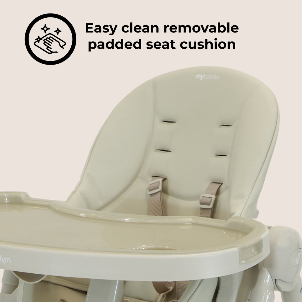 My Babiie Luxe Highchair-Oatmeal