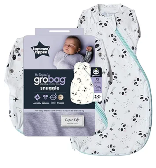 Tommee Tippee The Original Grobag, Baby Sleep Bag, 6-18m, Pip The Panda 0.2 Tog