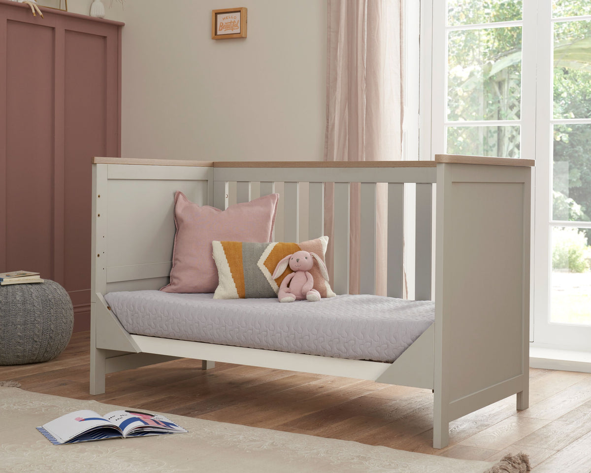 Tuti Bambini Verona 3 Piece Room Set - Dove Grey/Oak