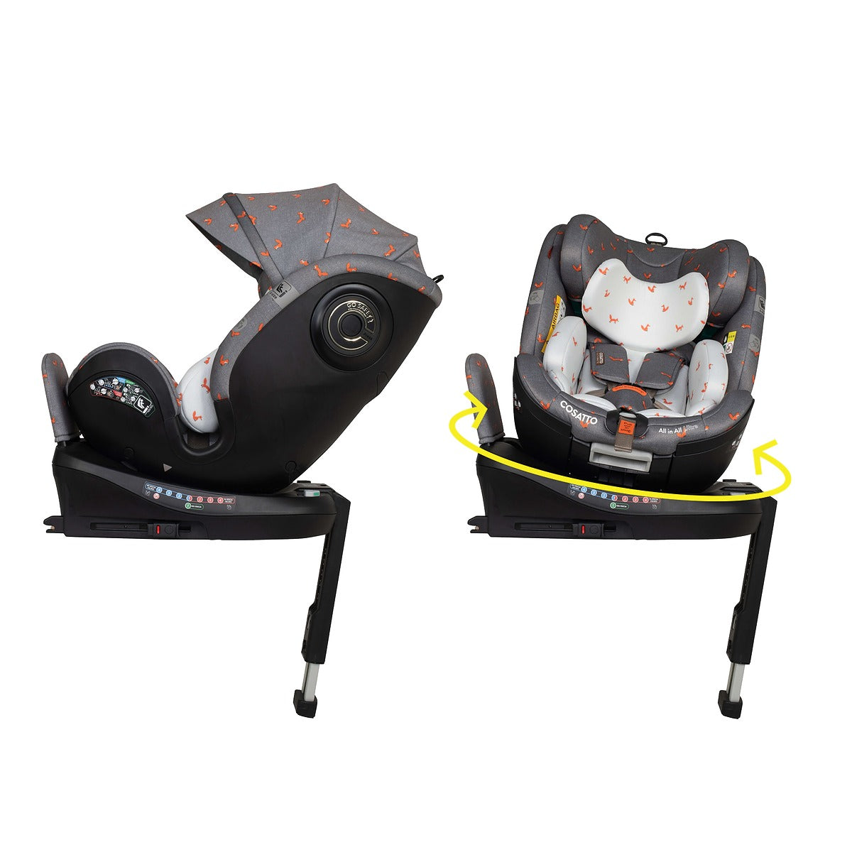 Cosatto All in All Ultra 360 Rotate i-Size Car Seat Foxling