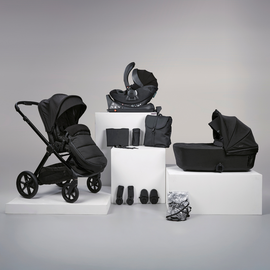 Bababing Raffi Travel Bundle Bundle-12pc - Gloss black