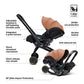 Doona X Recline Car Seat & Stroller - Terracota Inc FREE Vehicle Seat Protector Worth £29.95!