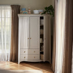 Clara 3 Door Triple Wardrobe - Cashmere & Ash