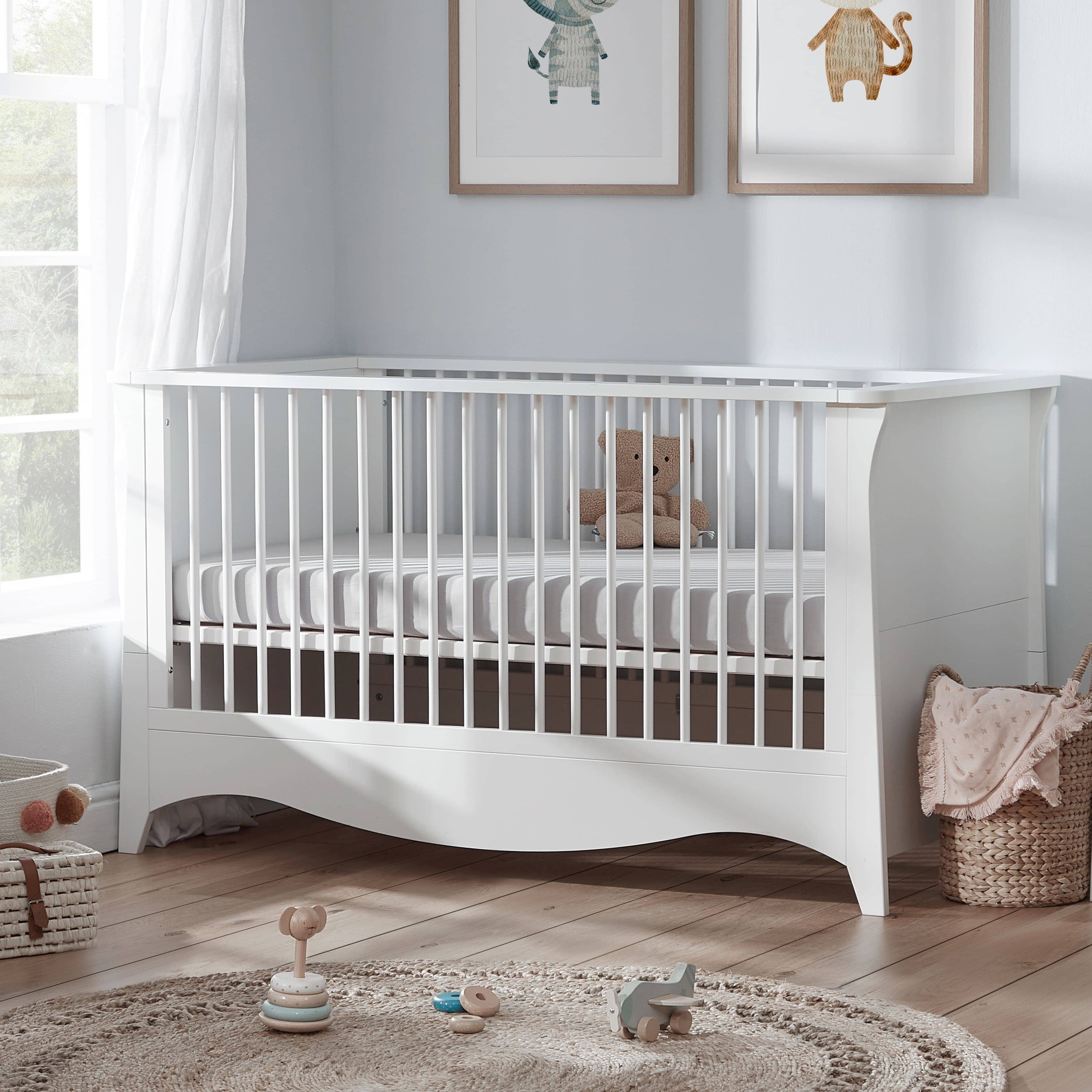 Cuddleco Clara Cot Bed White