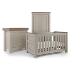 Babystyle 3 Piece Nursery Set- Bordeaux Oatmeal