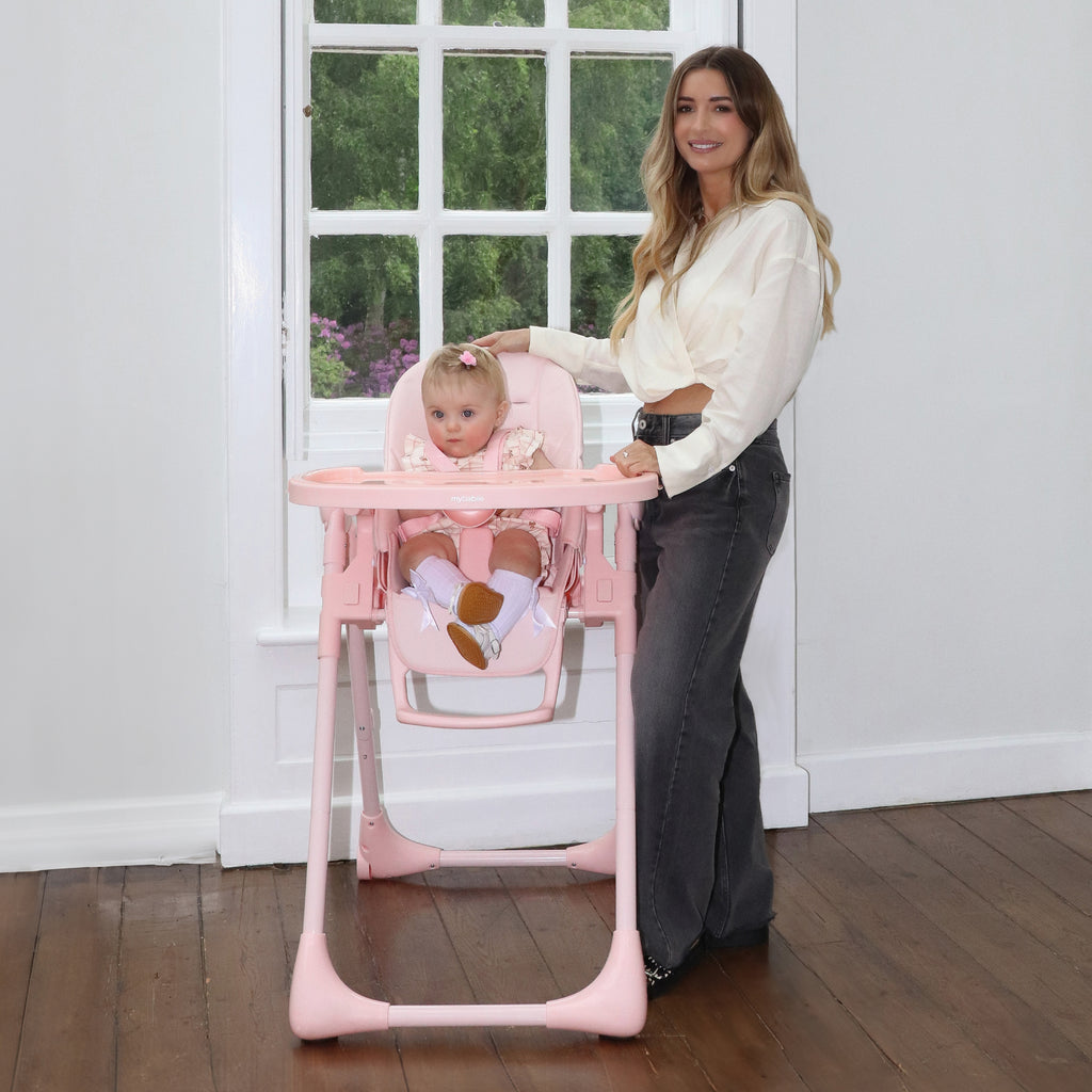 My Babiie Luxe Highchair- Pink