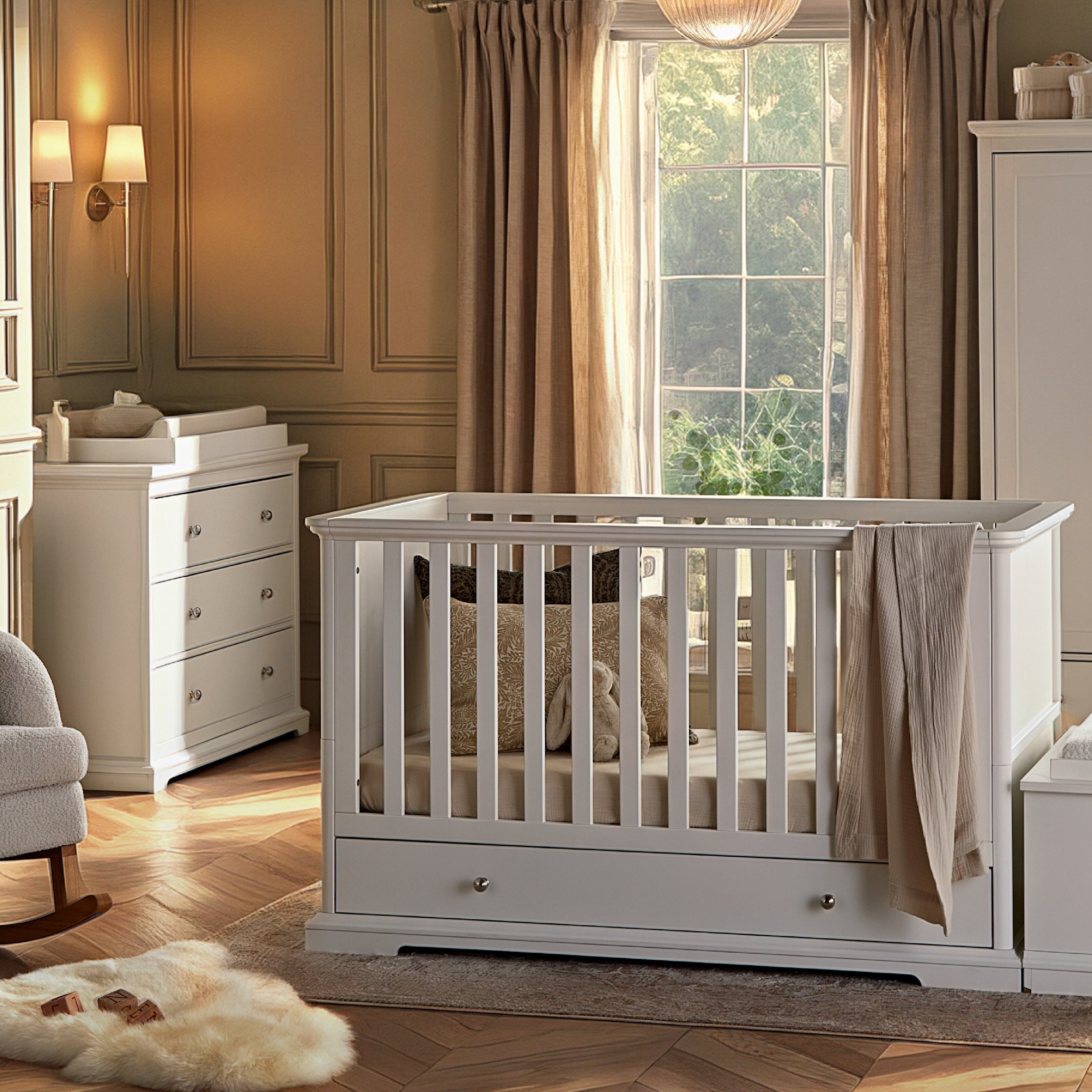 Beaumont 2 Piece Nursery Furniture Set - White