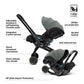 Doona X Recline Car Seat & Stroller - Green Inc FREE Vehicle Seat Protector Worth £29.95!