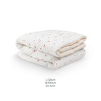 Cot Bed Quilt - Ditsy Cherry