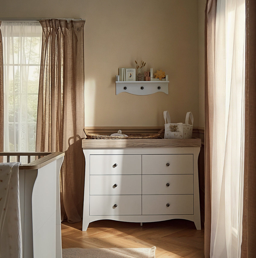 Clara Luxe 3 Piece Furniture Set - White & Ash