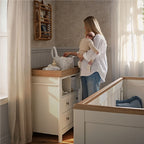 Burford Dresser Changer - White & Oak