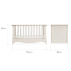 Clara 2 Piece Nursery Furniture Set - Cashmere & Ash
