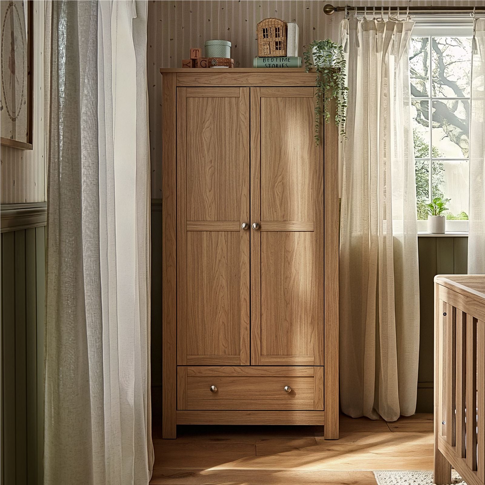 Burford Wardrobe - Oak