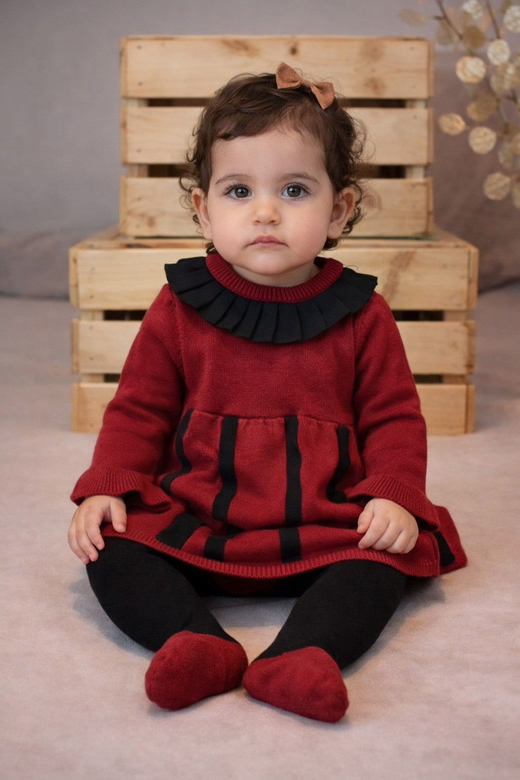 Baby Girl Knit Dress Set