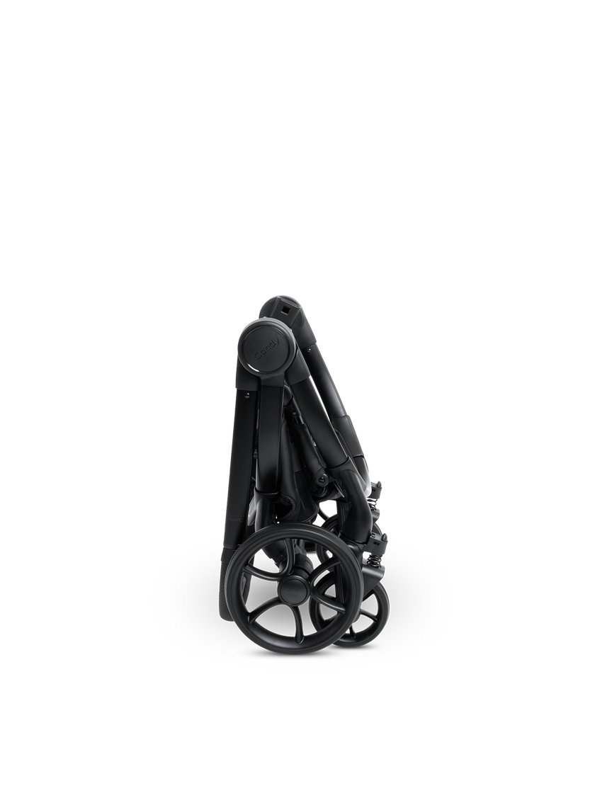 icandy Peach 7 STUDIO Pushchair and Carrycot - Complete Car Seat Bundle- Ultra Matt Black