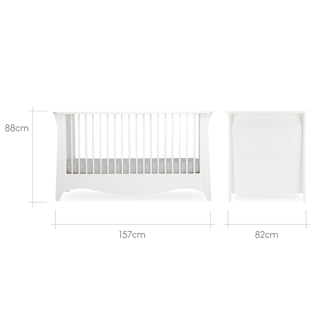 Cuddleco Clara Cot Bed White