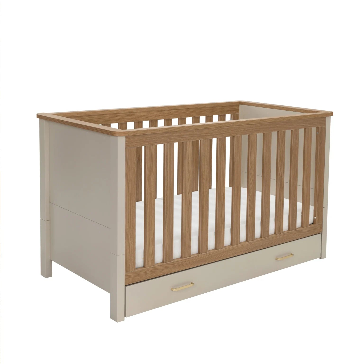 Mira Cot Bed – Cashmere Warm Oak