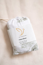 The Gilded Bird Safari Toile Fitted Cot Sheet