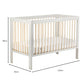 Troll Lukas 2 piece Cot and Changing Table Soft Grey/Natural