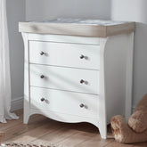 Cuddleco Clara 3 Drawer Dresser & Changer Driftwood Ash