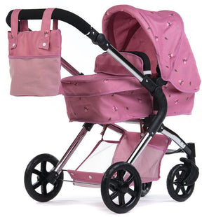 Roma Darcie Single Dolls Pram - Pink