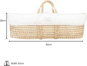 Mother & Baby Moses Basket, Cover & Mattress