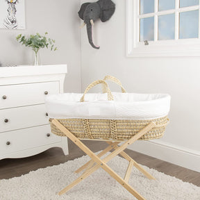 Mother & Baby Moses Basket, Cover & Mattress