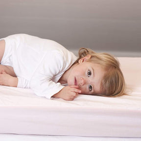 Tencel Fitted Bed Protector Cot Bed 70x140 Pink