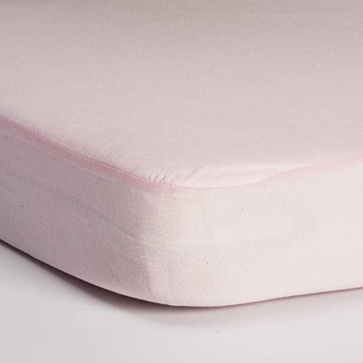 Tencel Fitted Bed Protector Cot Bed 70x140 Pink
