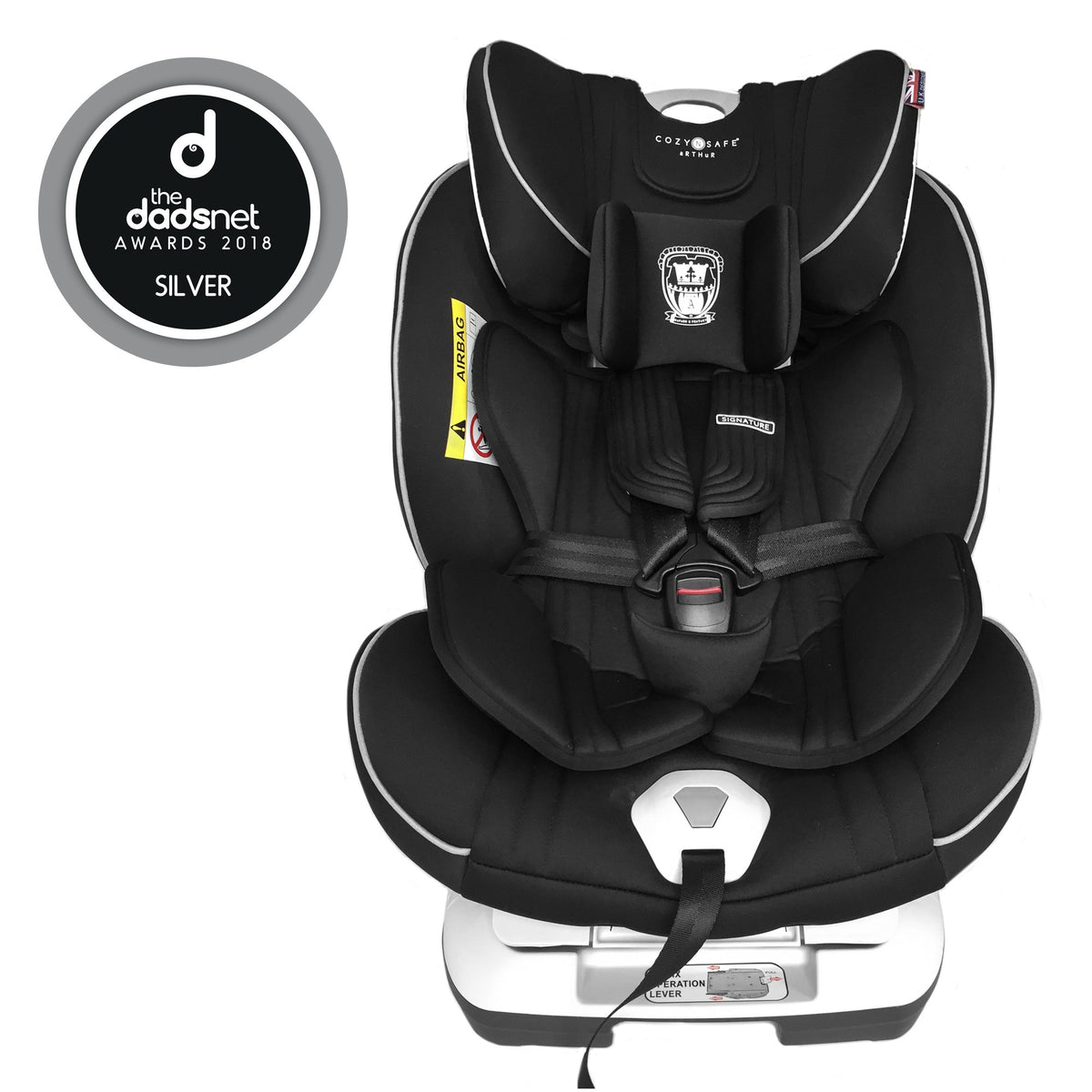 Arthur Group 0+/1/2/3 Child Car Seat - Onyx
