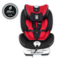 Arthur Group 0+/1/2/3 Child Car Seat - Red