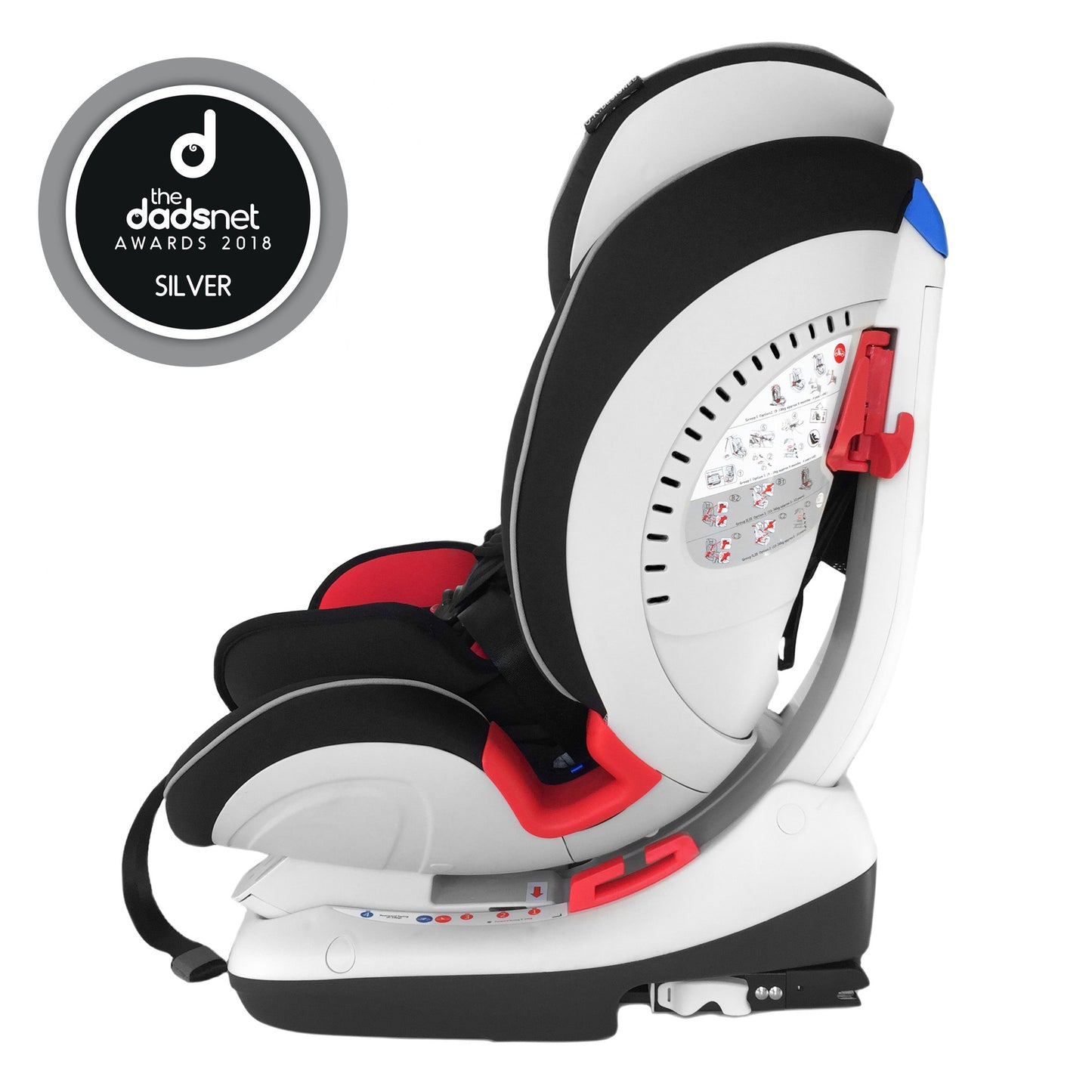 Arthur Group 0+/1/2/3 Child Car Seat - Red