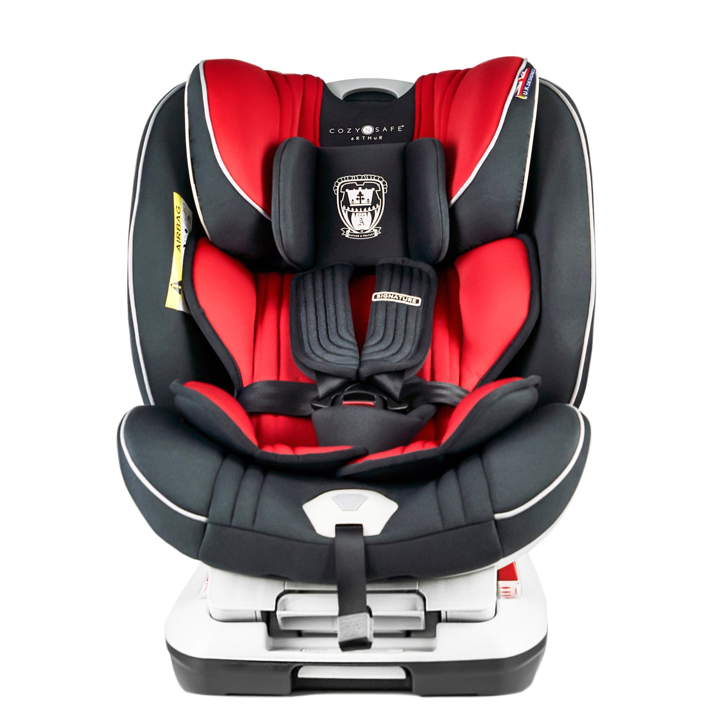 Arthur Group 0+/1/2/3 Child Car Seat - Red
