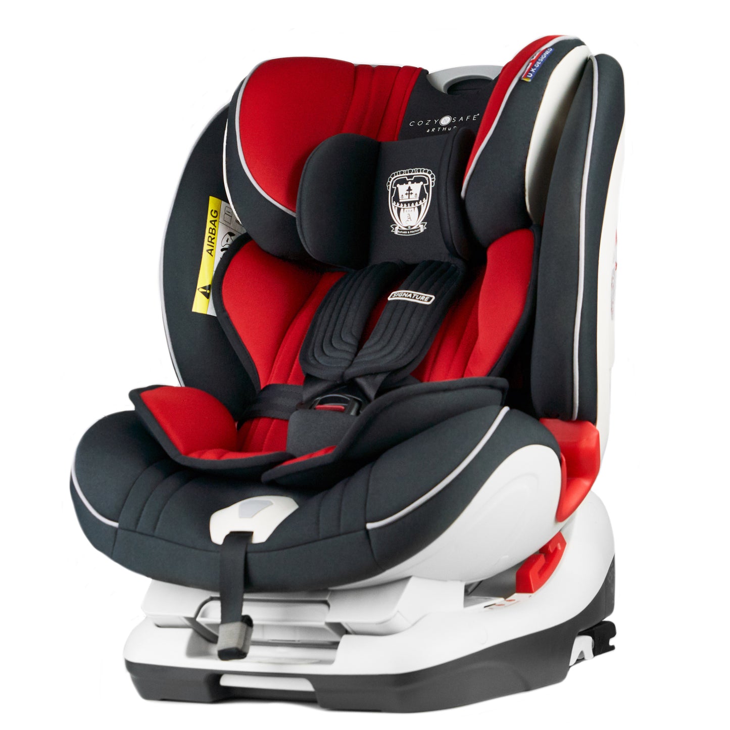 Arthur Group 0+/1/2/3 Child Car Seat - Red