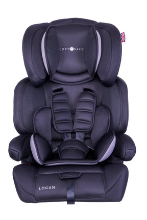 Logan Group 1/2/3 Child Car Seat - Black/Grey