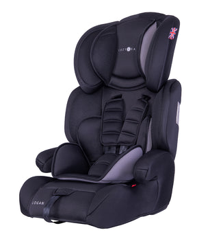 Logan Group 1/2/3 Child Car Seat - Black/Grey