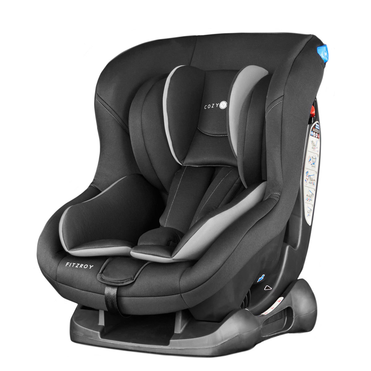 Fitzroy Group 0+/1 Child Car Seat- Black/Grey