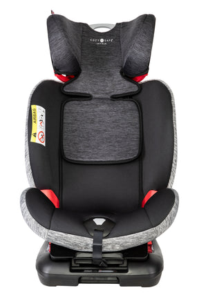Arthur Group 0+/1/2/3 Child Car Seat - Black/Grey