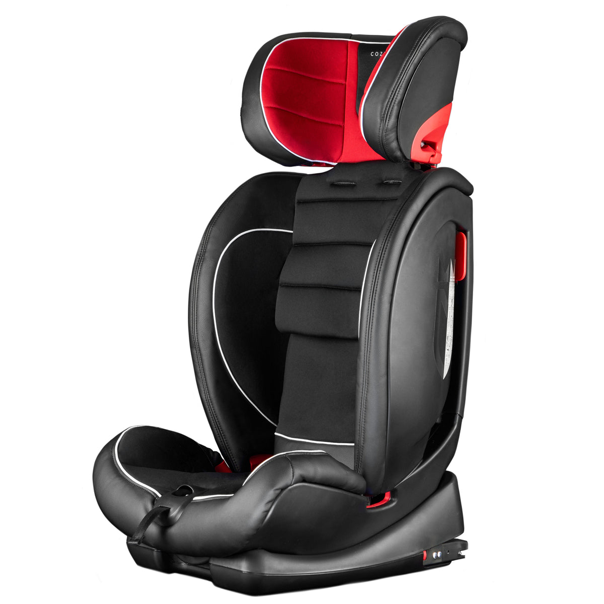 Excalibur Group 1/2/3 Child Car Seat - (25KG Harness) Black/Red