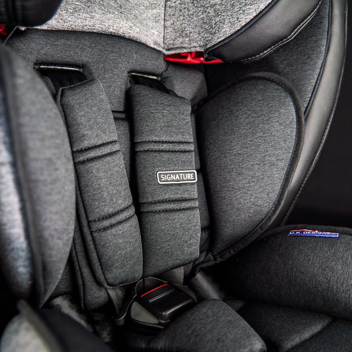 Excalibur Group 1/2/3 Child Car Seat - (25KG Harness) Graphite
