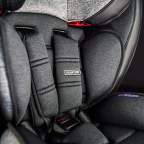 Excalibur Group 1/2/3 Child Car Seat - (25KG Harness) Graphite