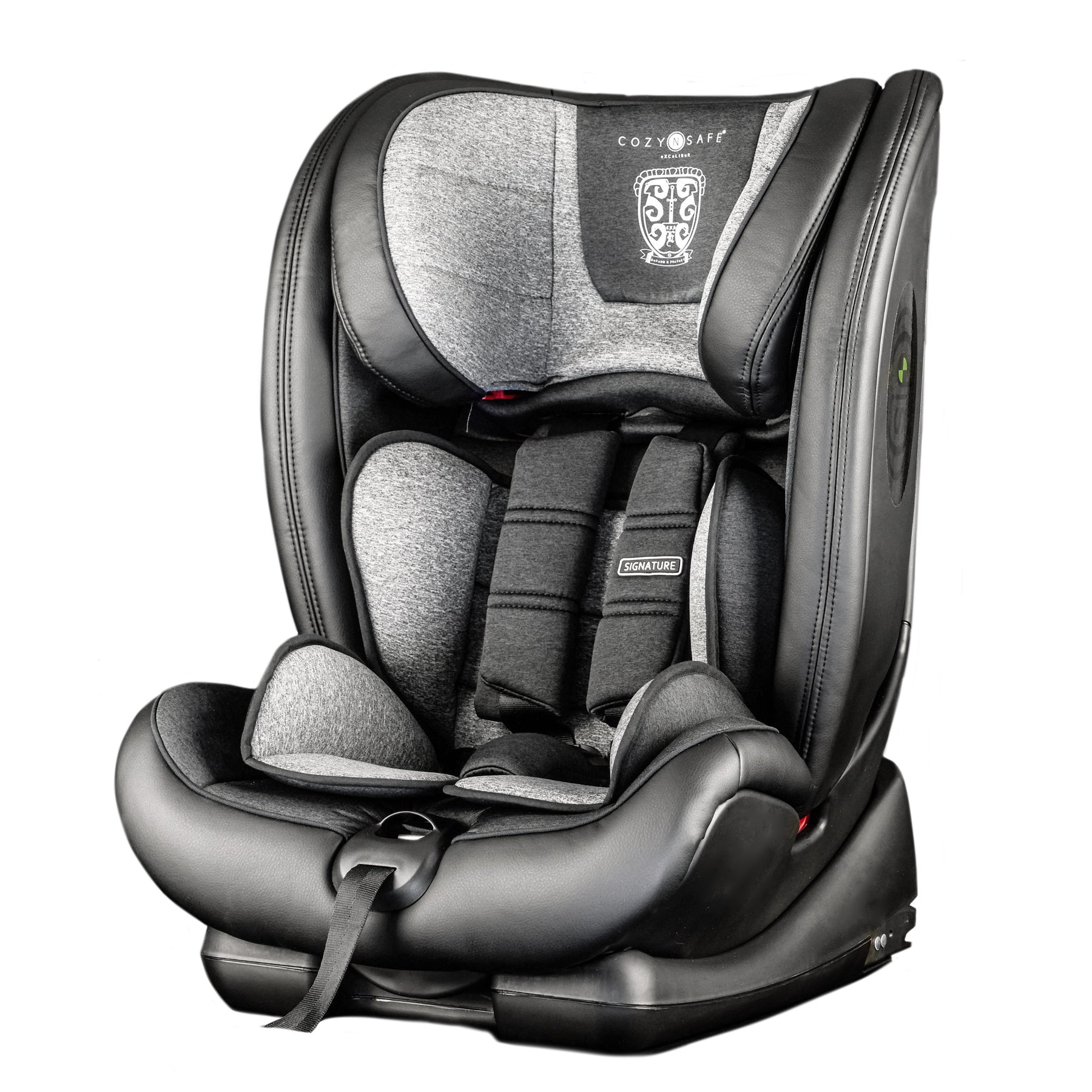 Excalibur Group 1/2/3 Child Car Seat - (25KG Harness) Graphite