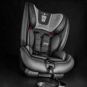 Excalibur Group 1/2/3 Child Car Seat - (25KG Harness) Graphite