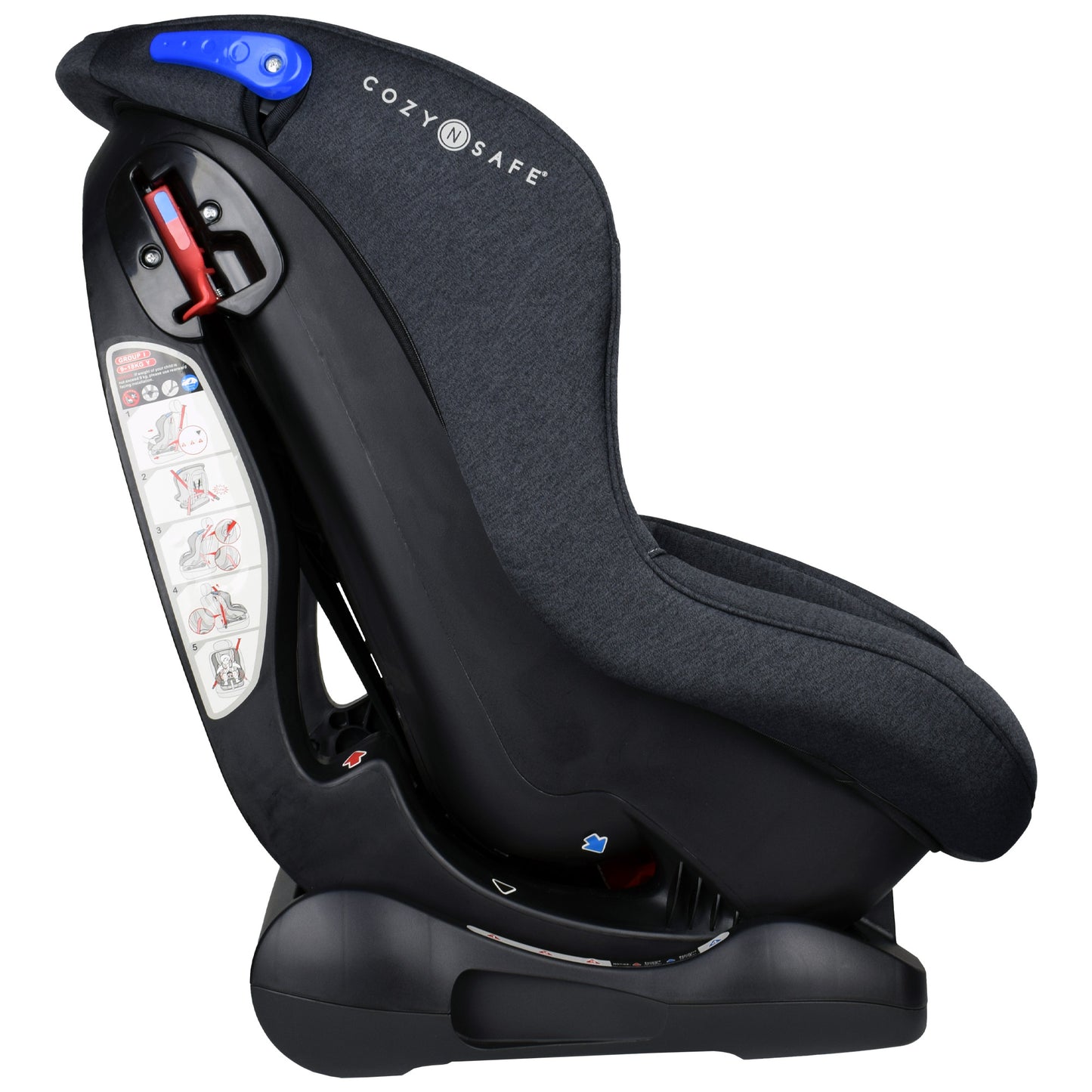 Fitzroy Group 0+/1 Child Car Seat - Graphite