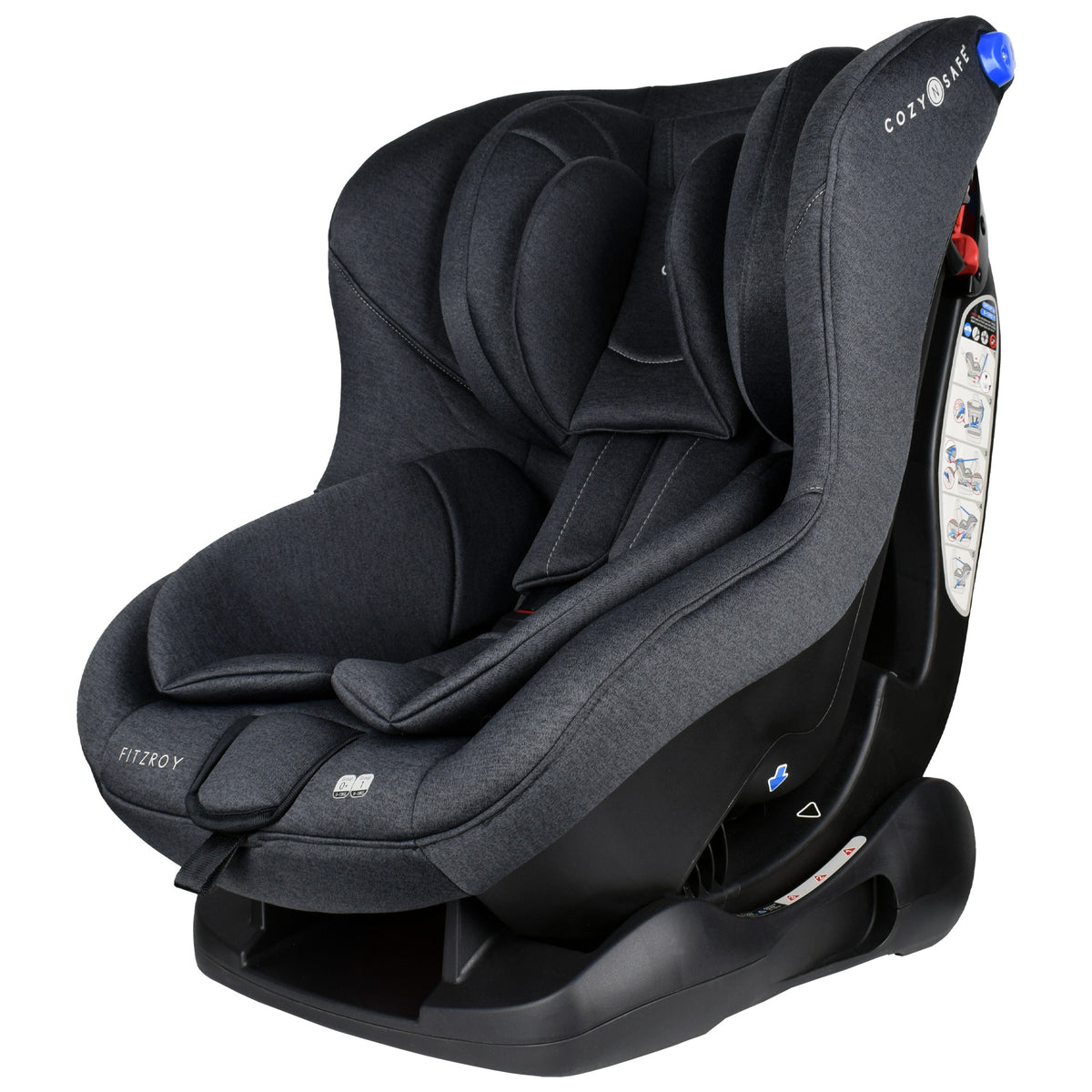 Fitzroy Group 0+/1 Child Car Seat - Graphite