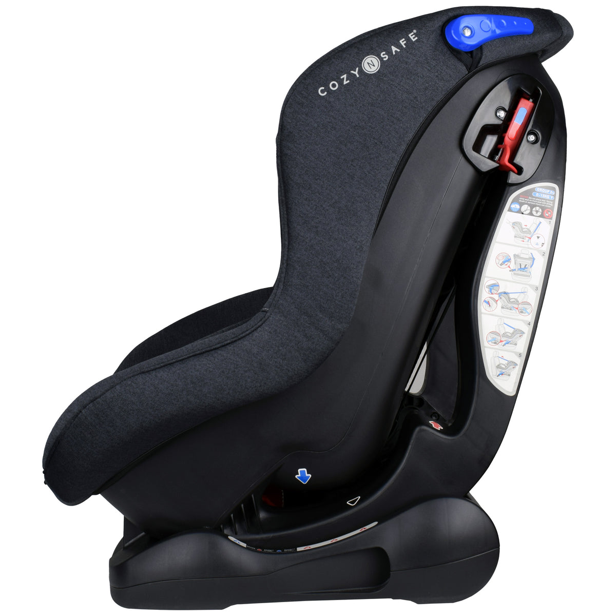 Fitzroy Group 0+/1 Child Car Seat - Graphite